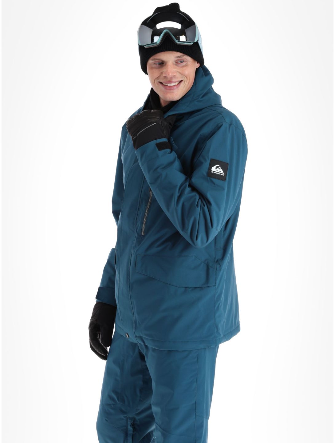 Quiksilver, Mission Solid veste de ski hommes Majolica Blue bleu 