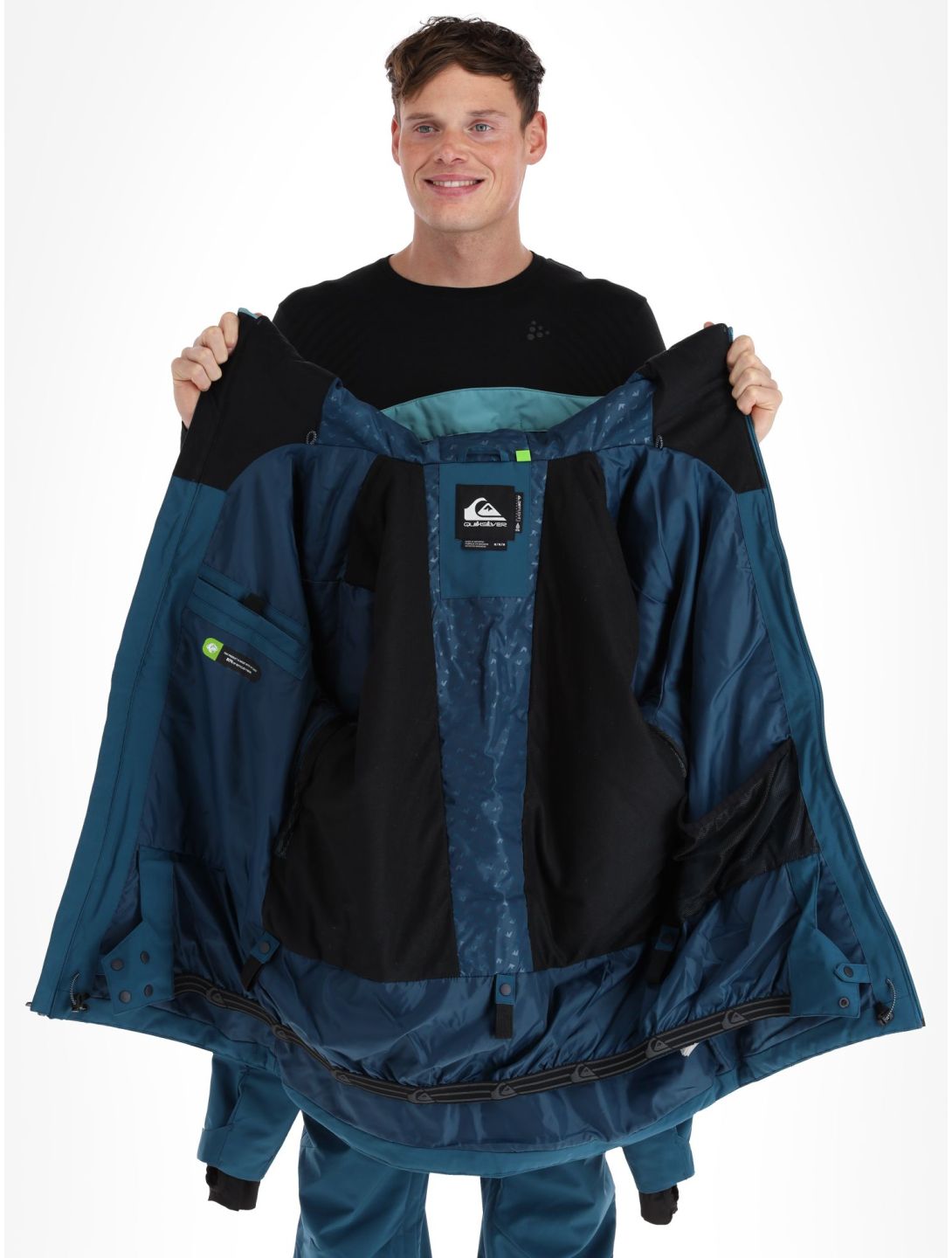 Quiksilver, Muldrow veste de ski hommes Majolica Blue bleu 