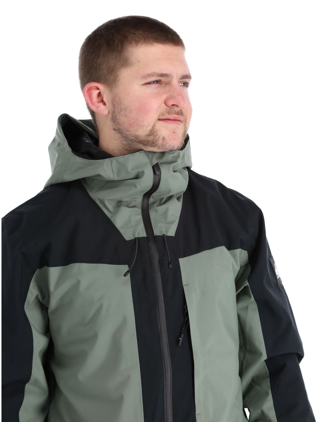 Quiksilver, Muldrow veste de ski hommes True Black noir, vert 