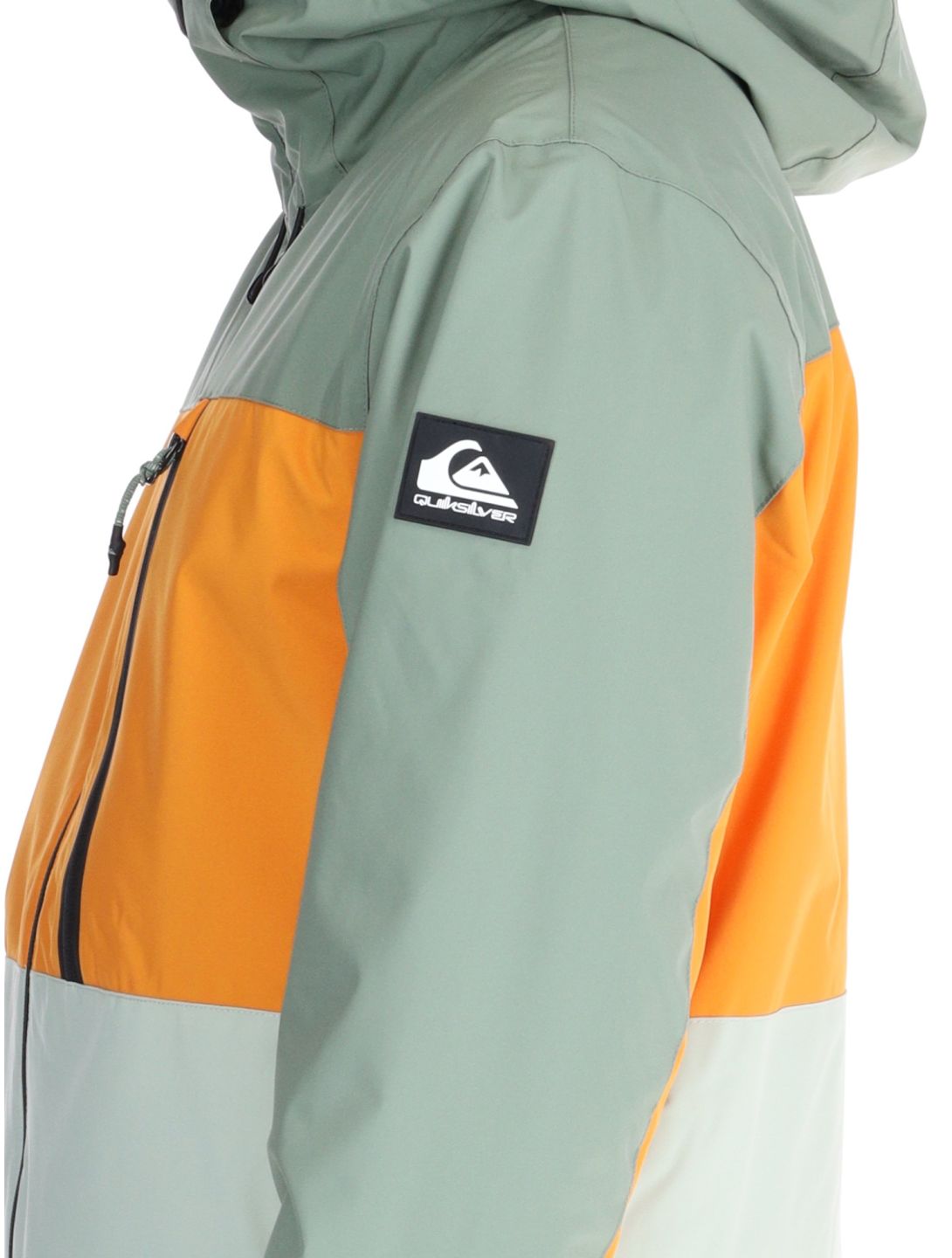 Quiksilver, Sycamore veste de ski hommes Sea Spray orange, vert 