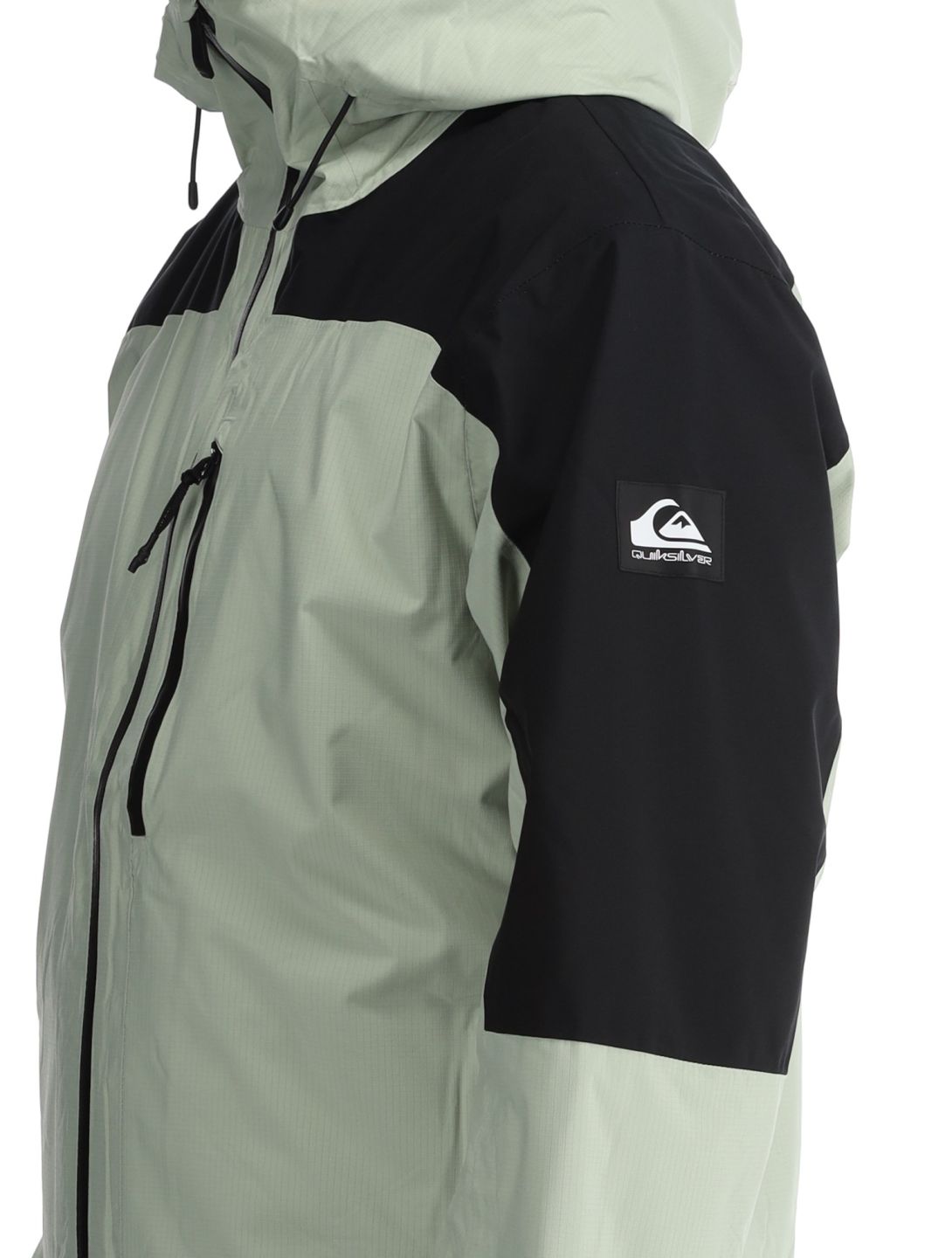 Quiksilver, Ultralight 20K veste de ski hommes Desert Sage noir, vert 