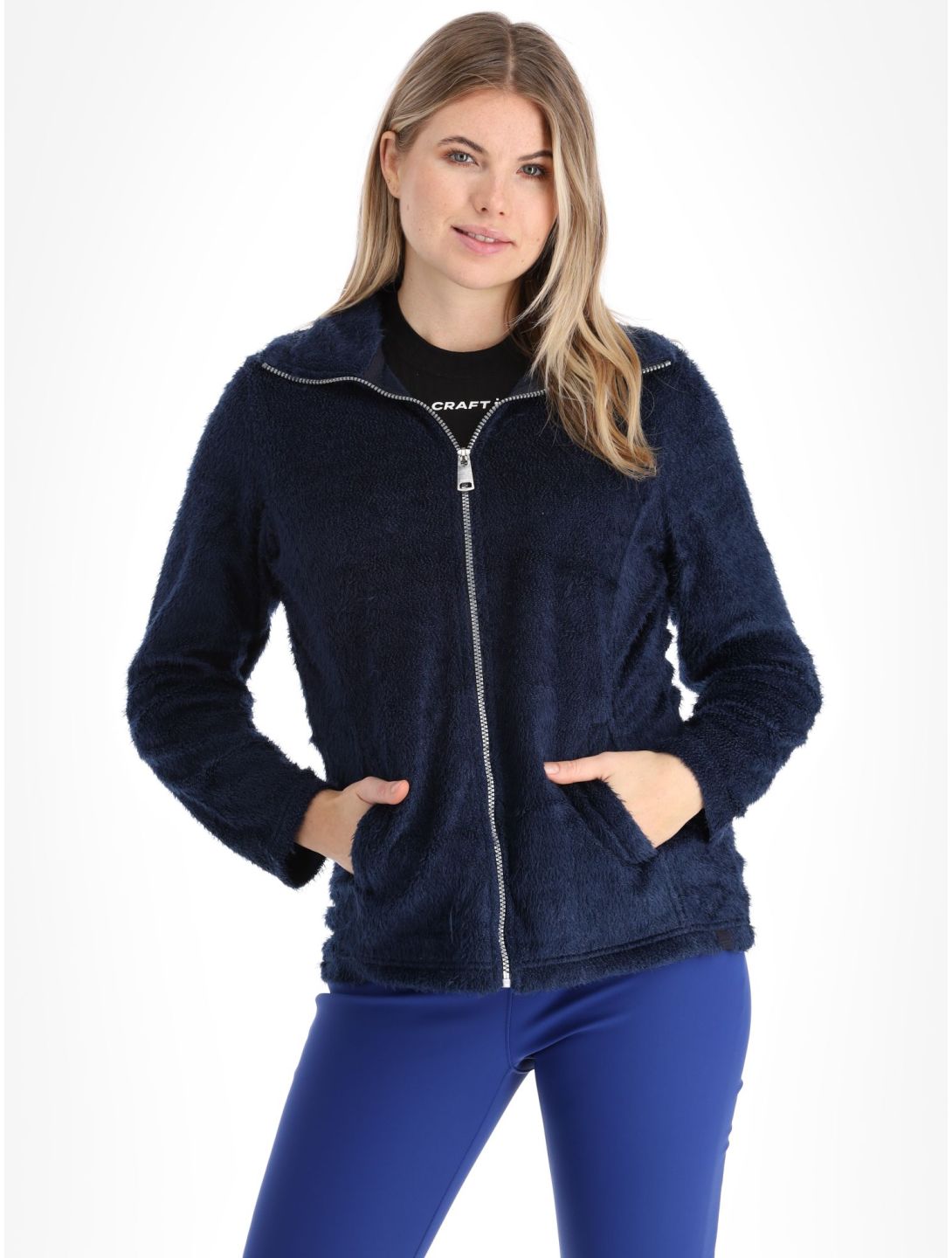 Regatta, Heloise gilet femmes Navy Eyelash Fluffy bleu 