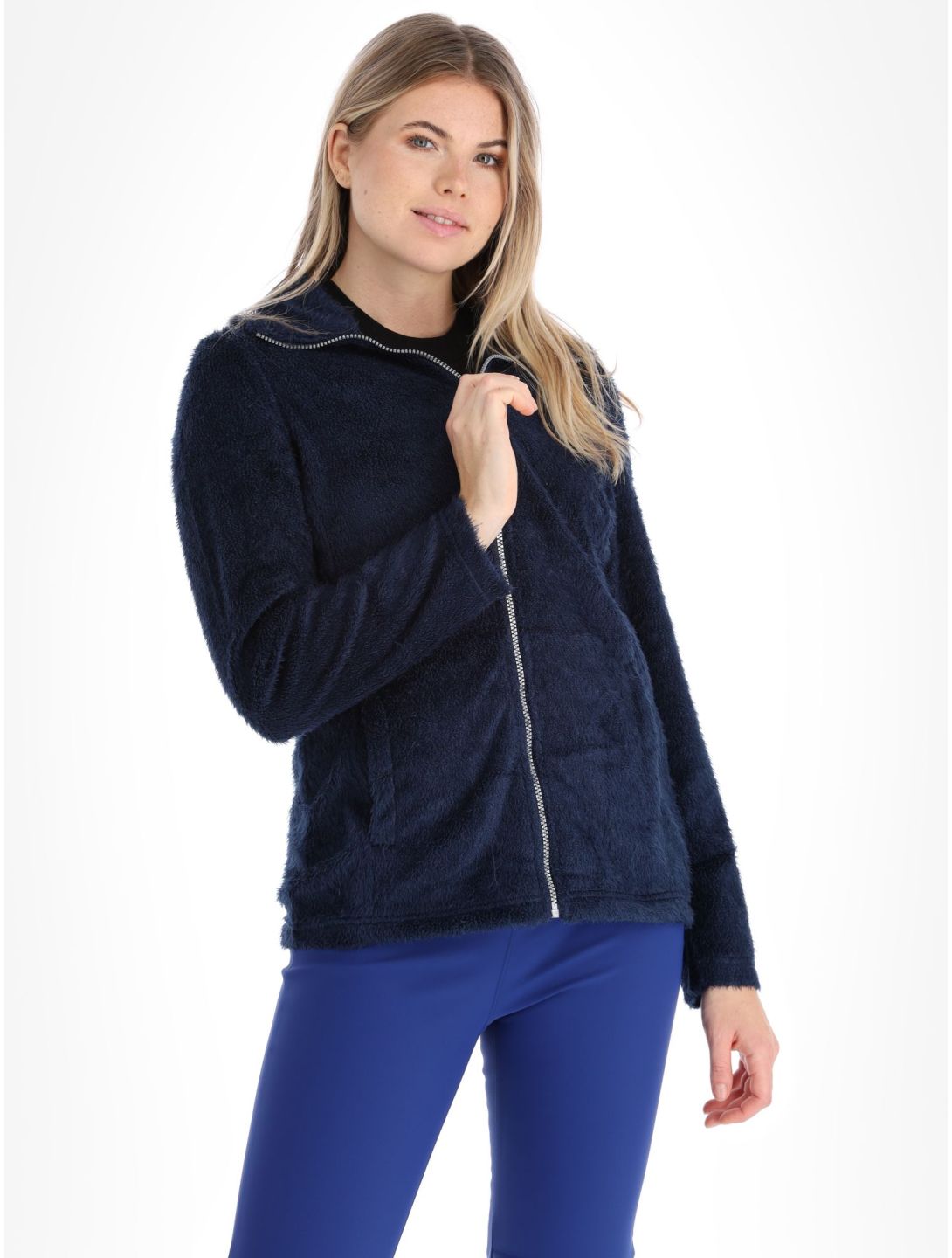 Regatta, Heloise gilet femmes Navy Eyelash Fluffy bleu 