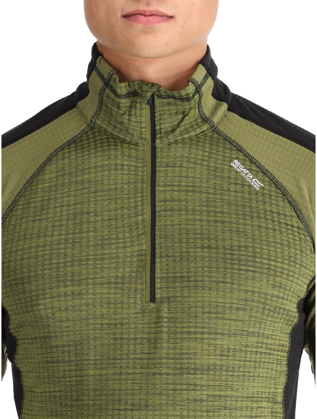 Regatta, Hepley pull de ski hommes Nephrite Green / Black noir, vert 