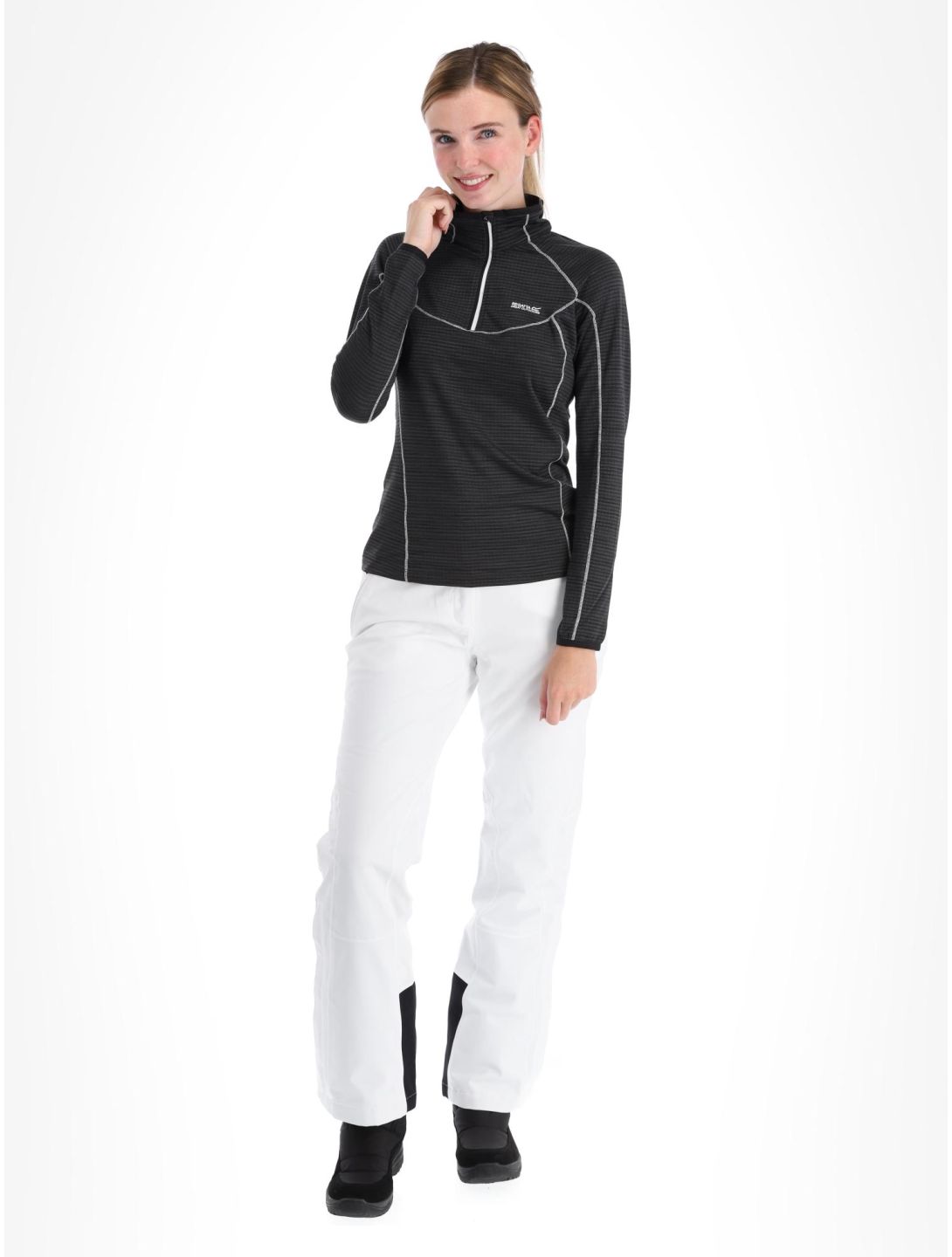 Regatta, Yonder pull de ski femmes Black noir 