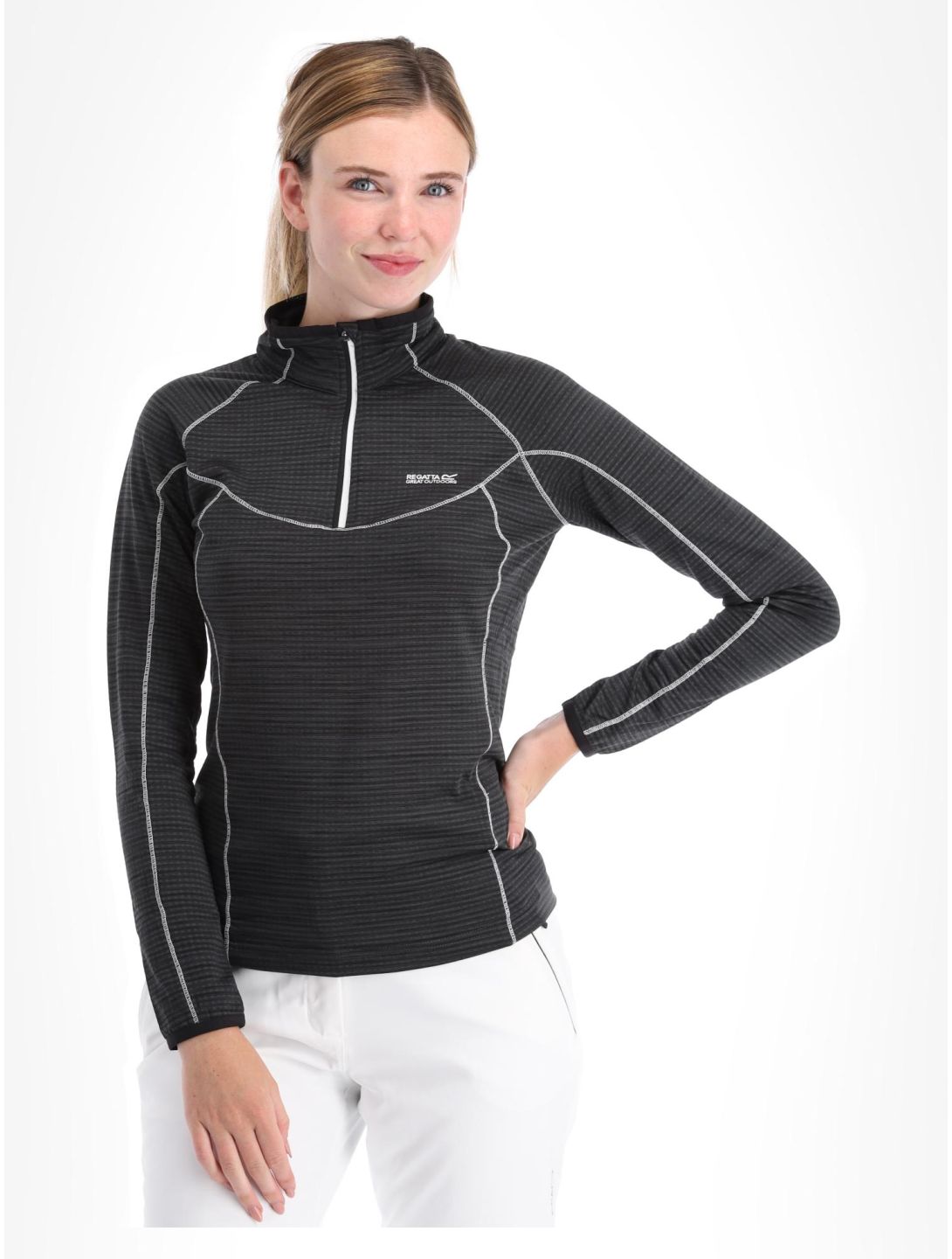 Regatta, Yonder pull de ski femmes Black noir 