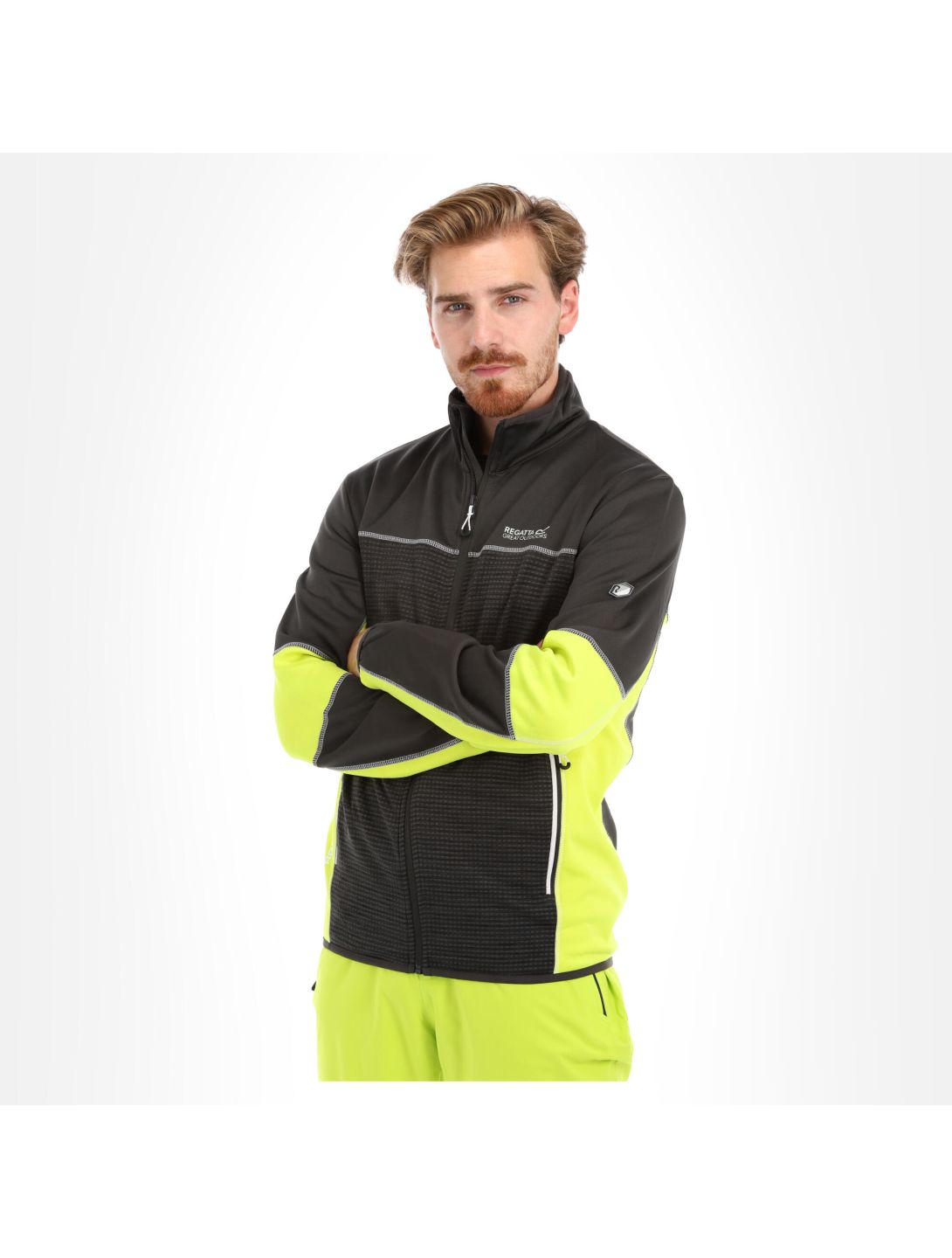 Regatta, Yare III gilet hommes ash noir, vert 