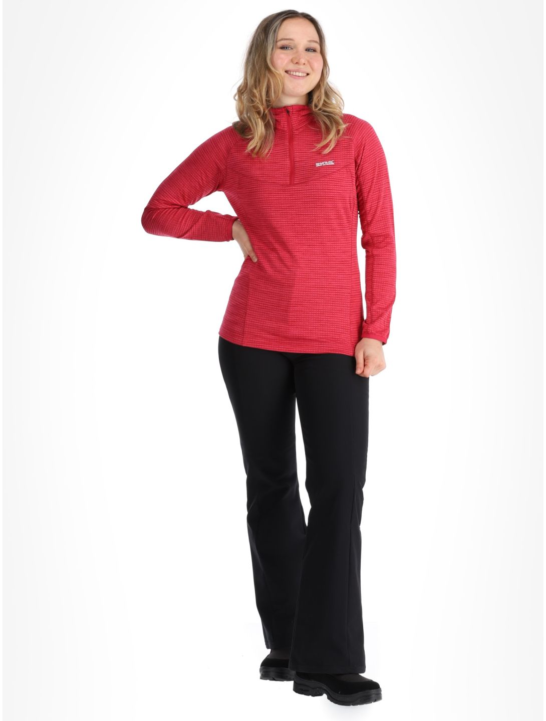 Regatta, Yonder II pull de ski femmes Deep Pink rose 