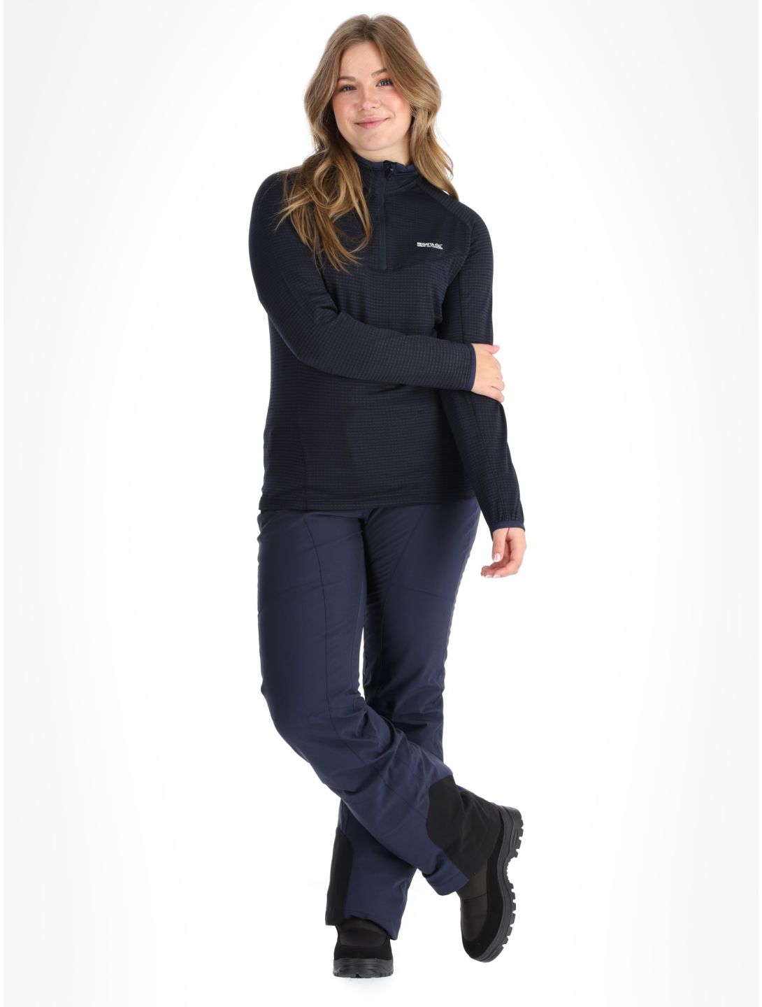 Regatta, Yonder II pull de ski femmes Navy bleu 