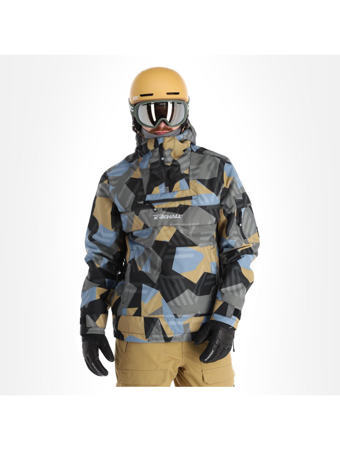 Rehall, Artois-R anorak d'hiver hommes camo mirage bleu 