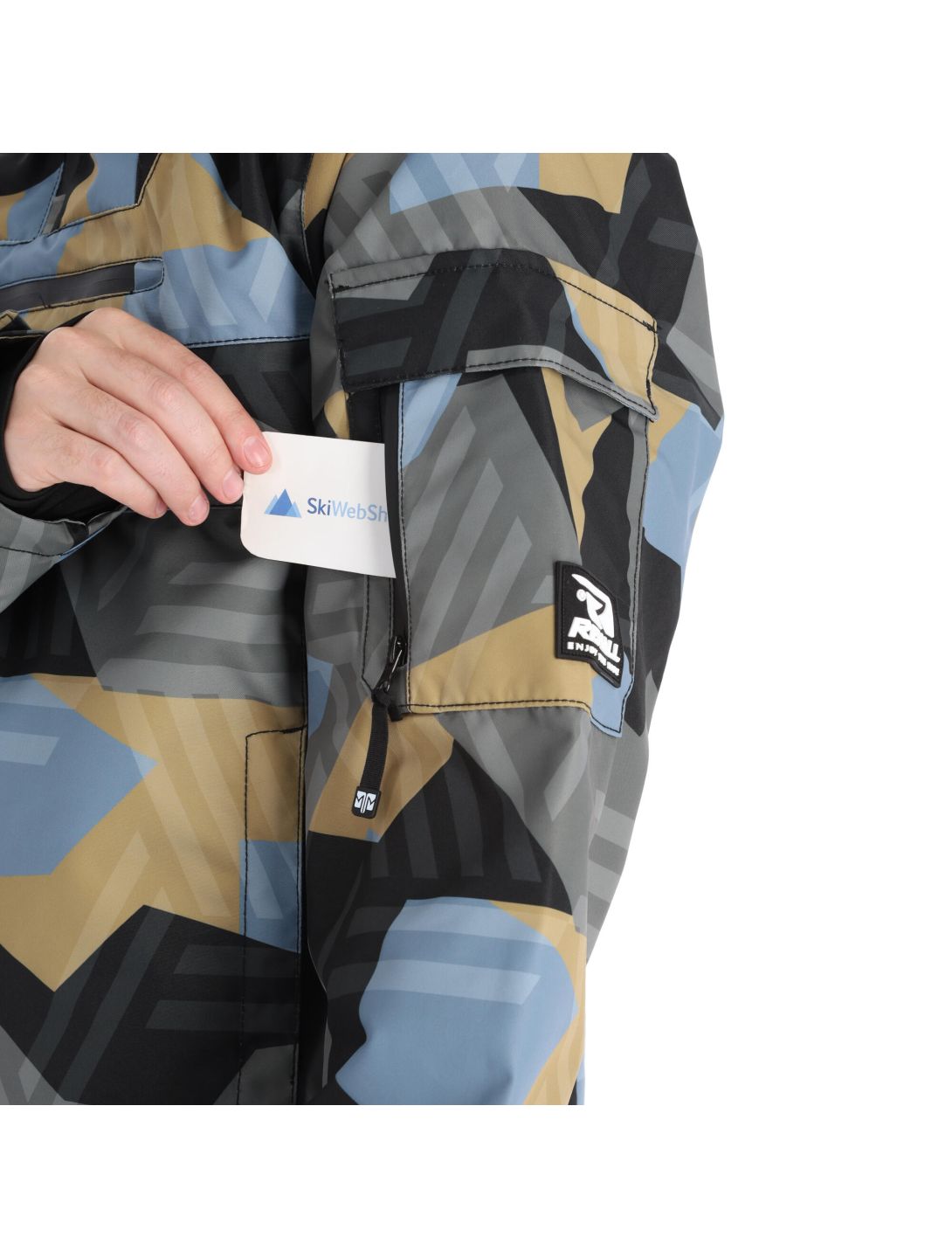 Rehall, Artois-R anorak d'hiver hommes camo mirage bleu 