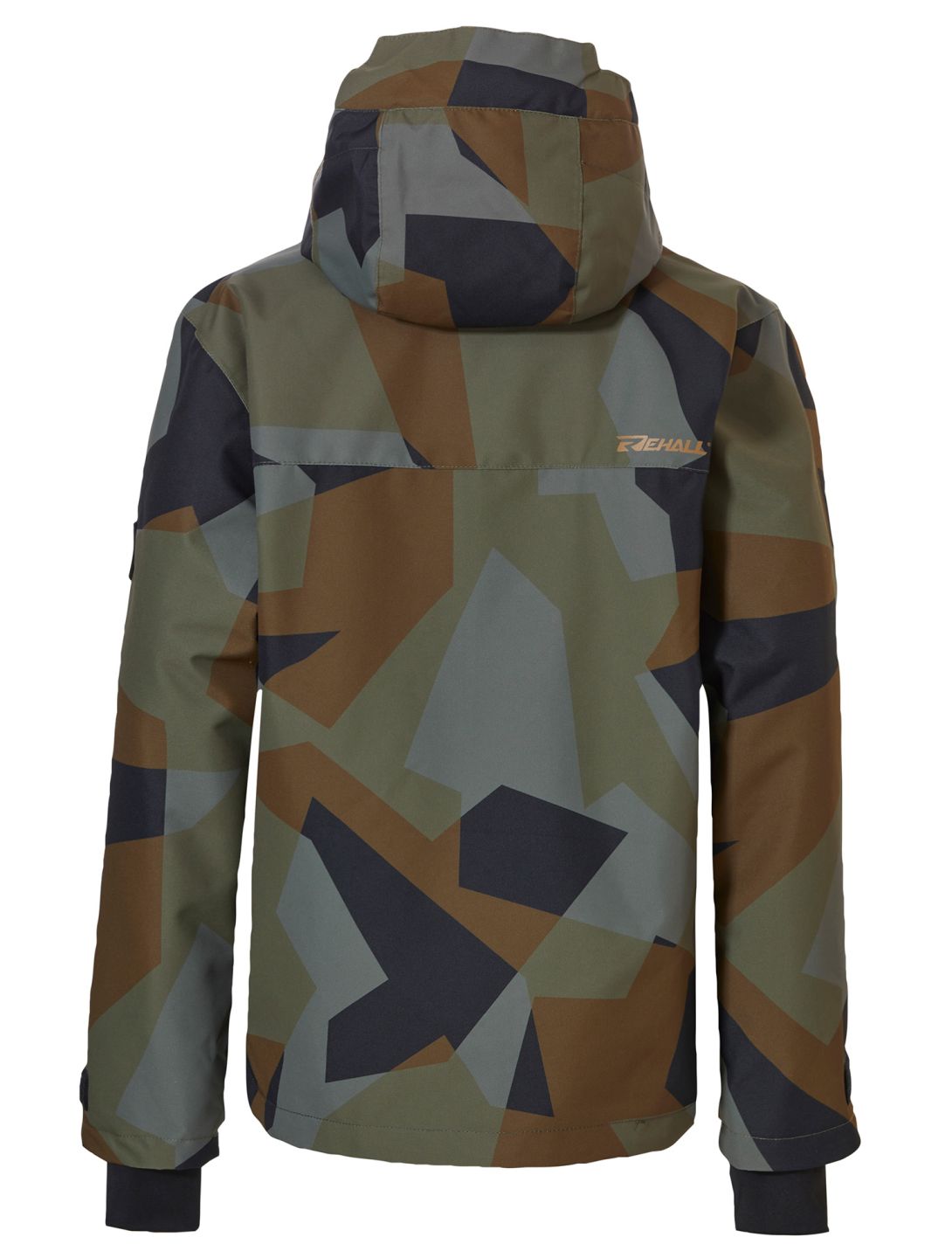 Rehall, Artrix-R-Jr. anorak d'hiver enfants Camo Olive vert 