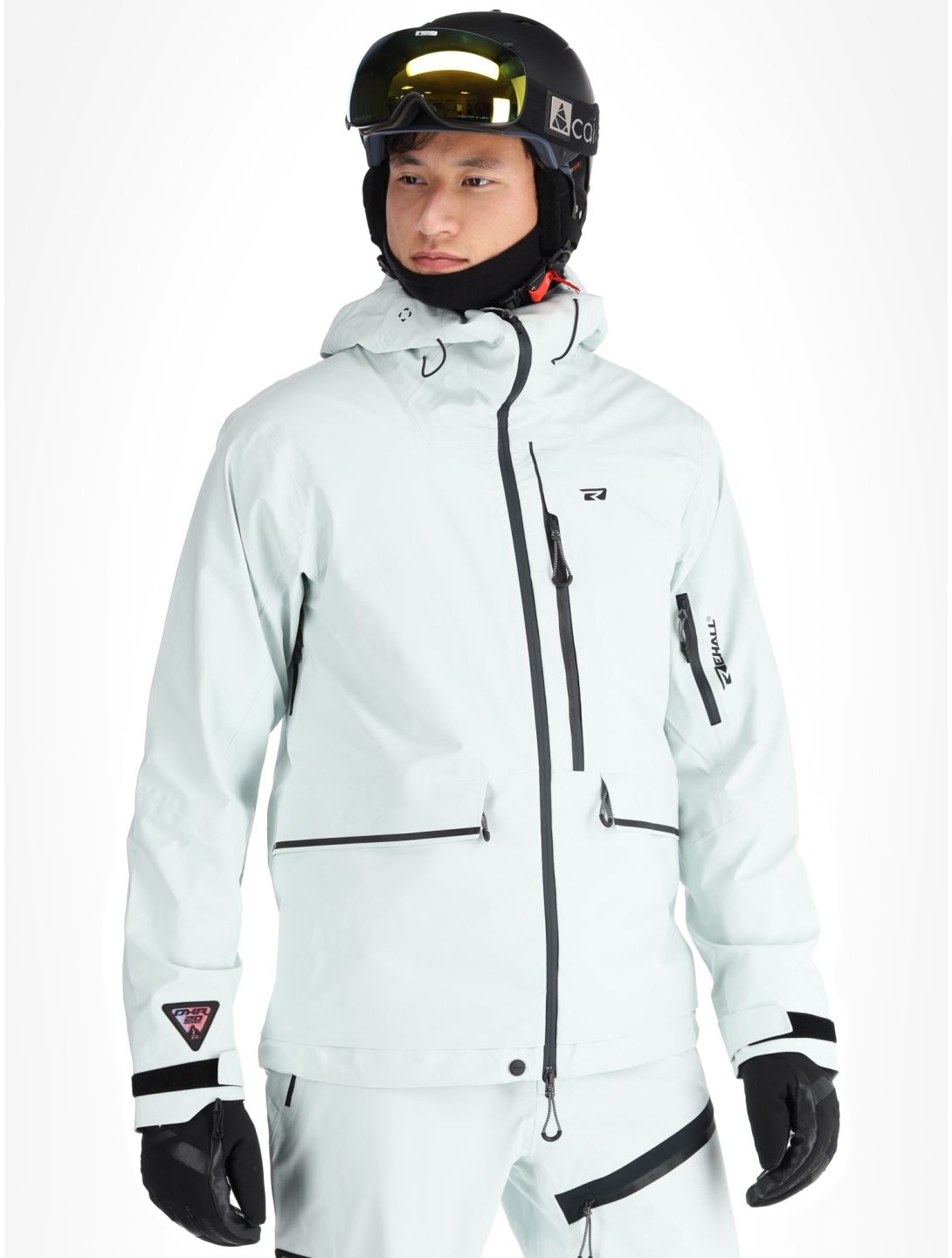 Rehall, Arvon-R veste de ski à coque dure hommes Light Grey gris 