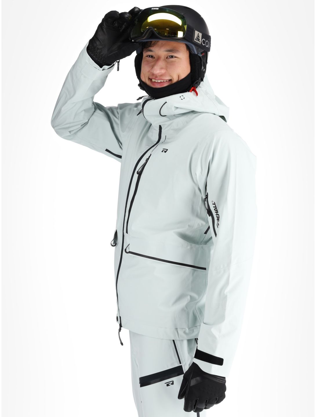 Rehall, Arvon-R veste de ski à coque dure hommes Light Grey gris 