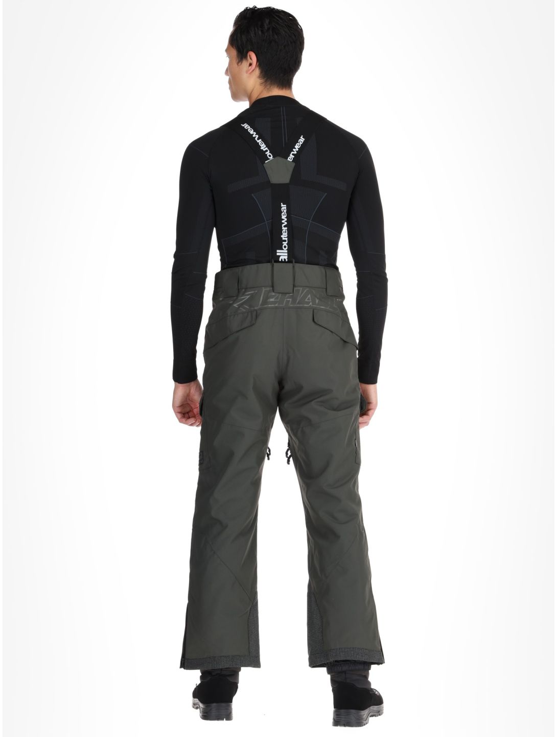 Rehall, Backbone-R pantalon de ski hommes Graphite gris 