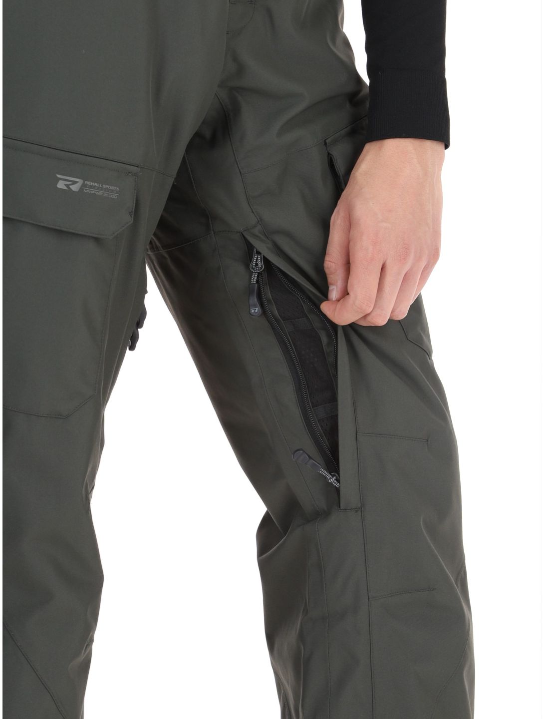 Rehall, Backbone-R pantalon de ski hommes Graphite gris 