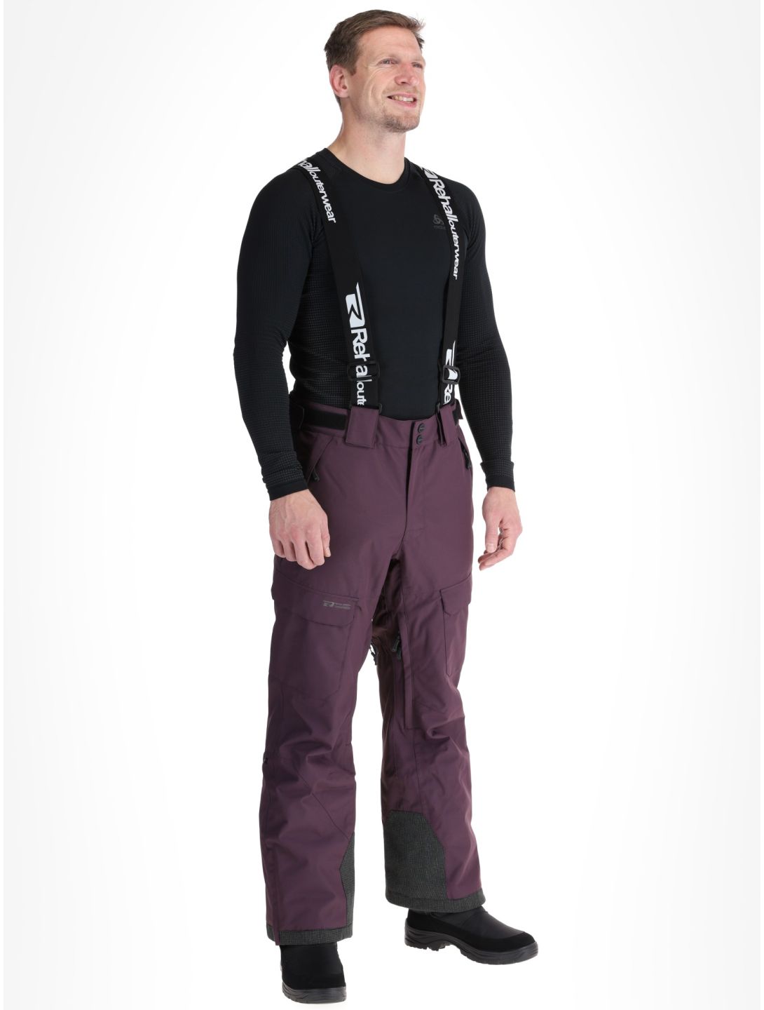 Rehall, Backbone-R pantalon de ski hommes Plum Perfect violet 