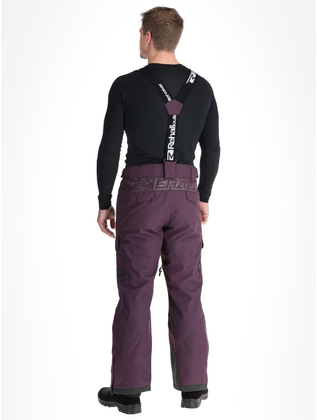 Rehall, Backbone-R pantalon de ski hommes Plum Perfect violet 