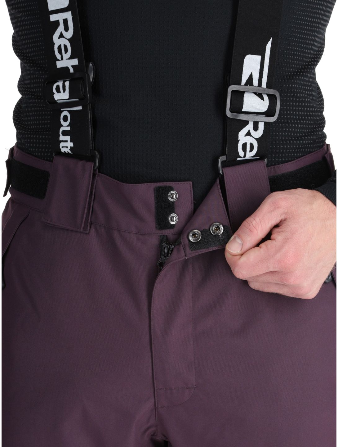 Rehall, Backbone-R pantalon de ski hommes Plum Perfect violet 