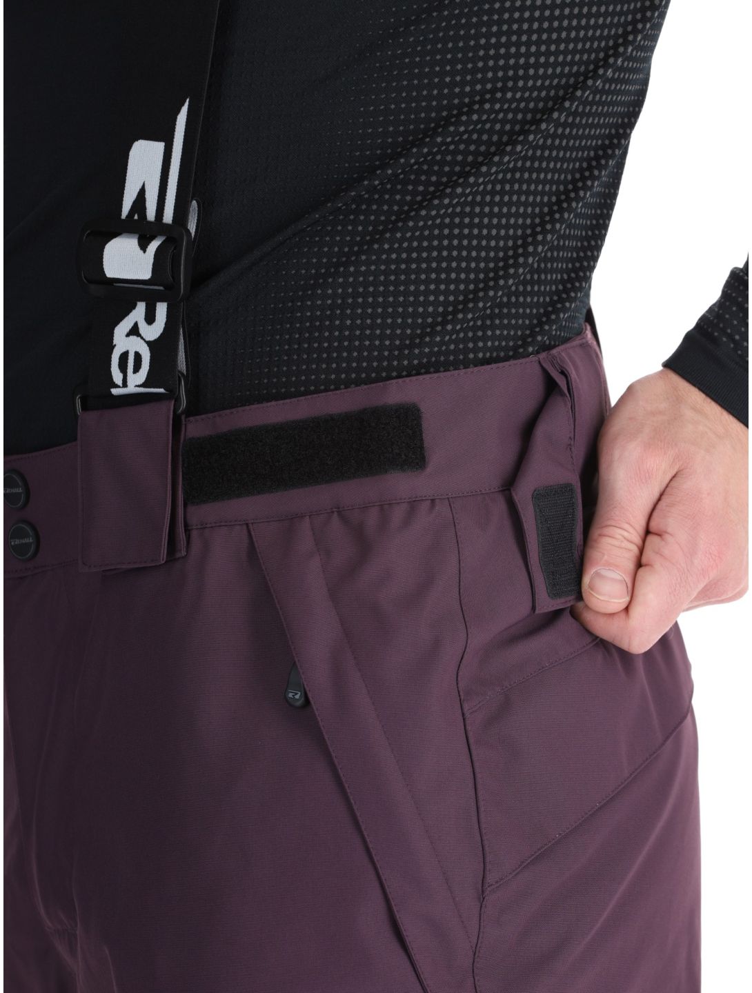 Rehall, Backbone-R pantalon de ski hommes Plum Perfect violet 