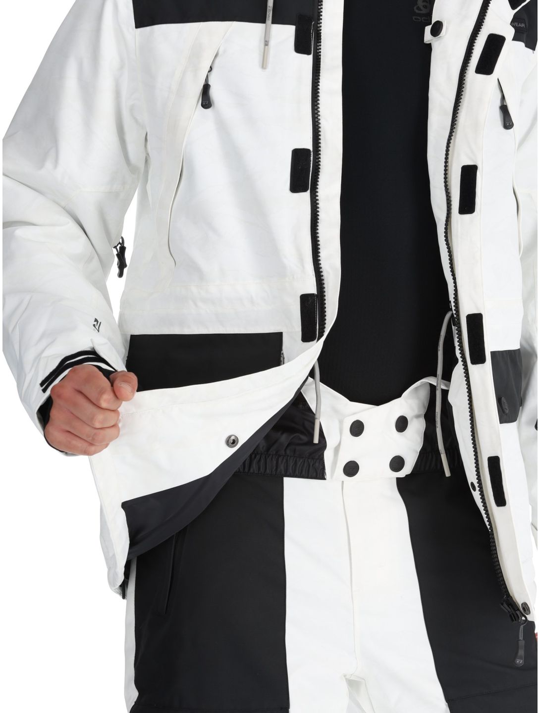 Rehall, Bruce-R veste de ski hommes White Mountains blanc 