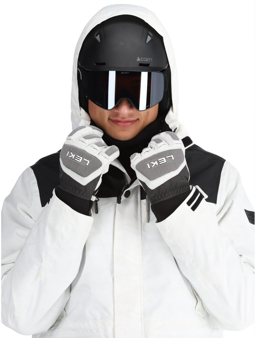 Rehall, Bruce-R veste de ski hommes White Mountains blanc 