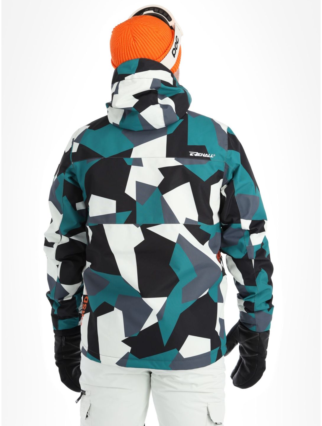 Rehall, Buck-R veste de ski hommes Camo teal green noir, vert 