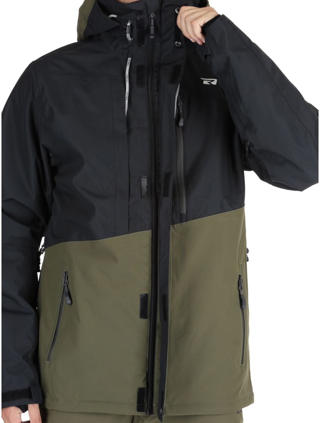 Rehall, Canlaon-R veste de ski hommes Olive noir, vert 