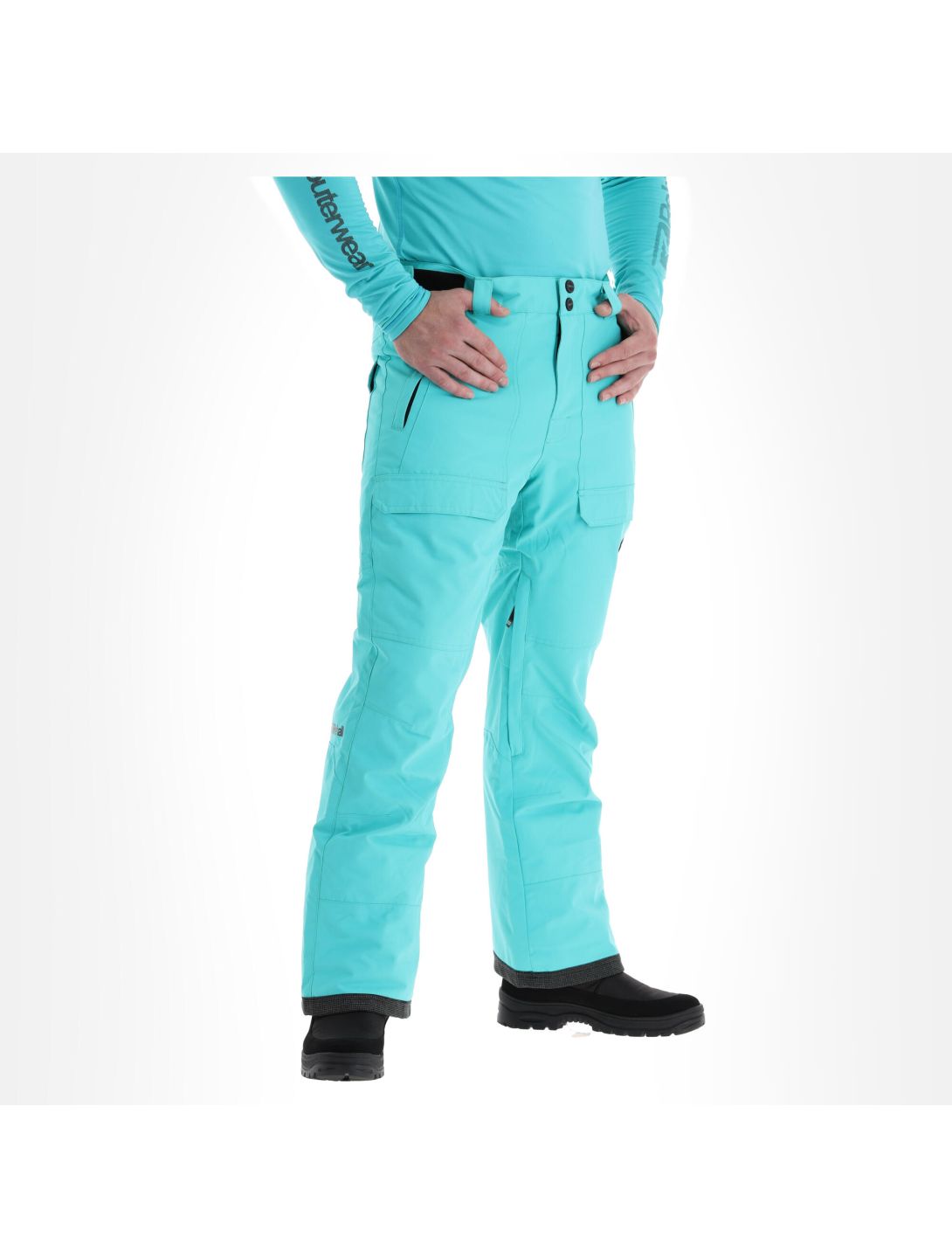 Rehall, Capital-R pantalon de ski hommes aqua bleu 