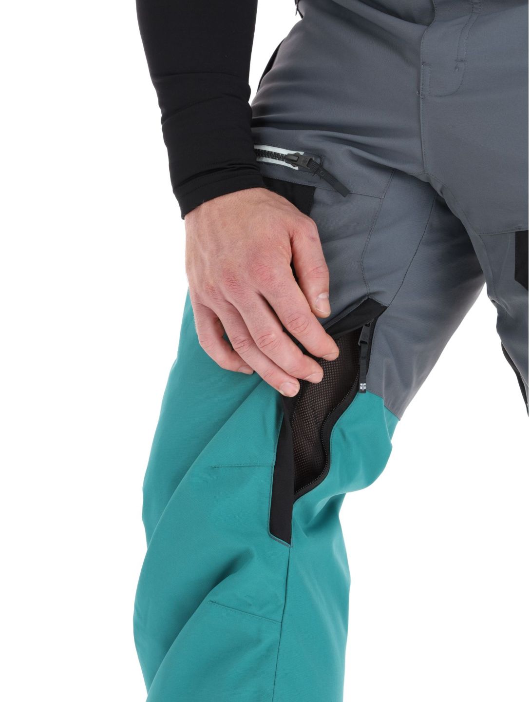 Rehall, Carlton-R pantalon de ski hommes Teal green bleu, gris 