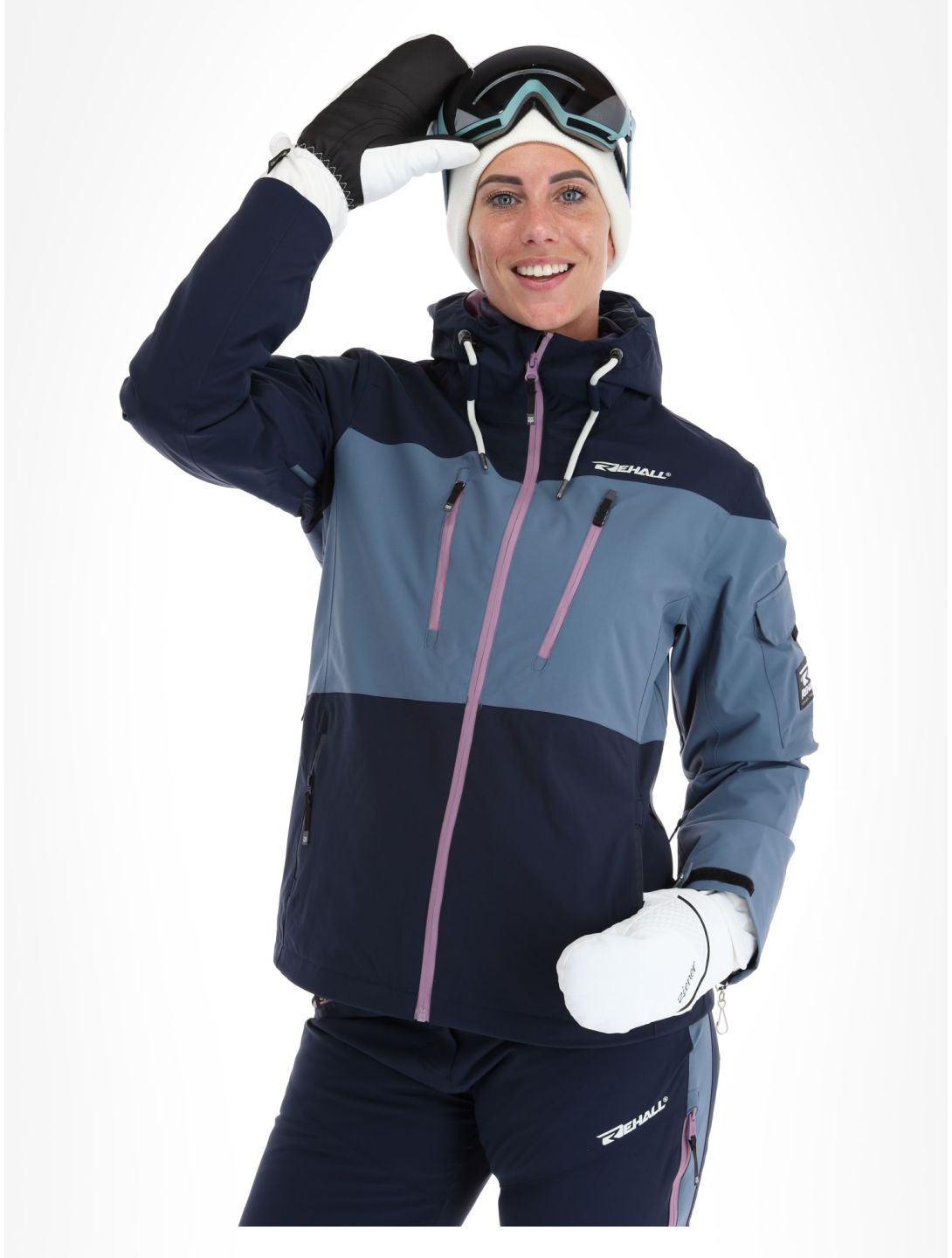 Rehall, Caro-R veste de ski femmes Navy bleu 