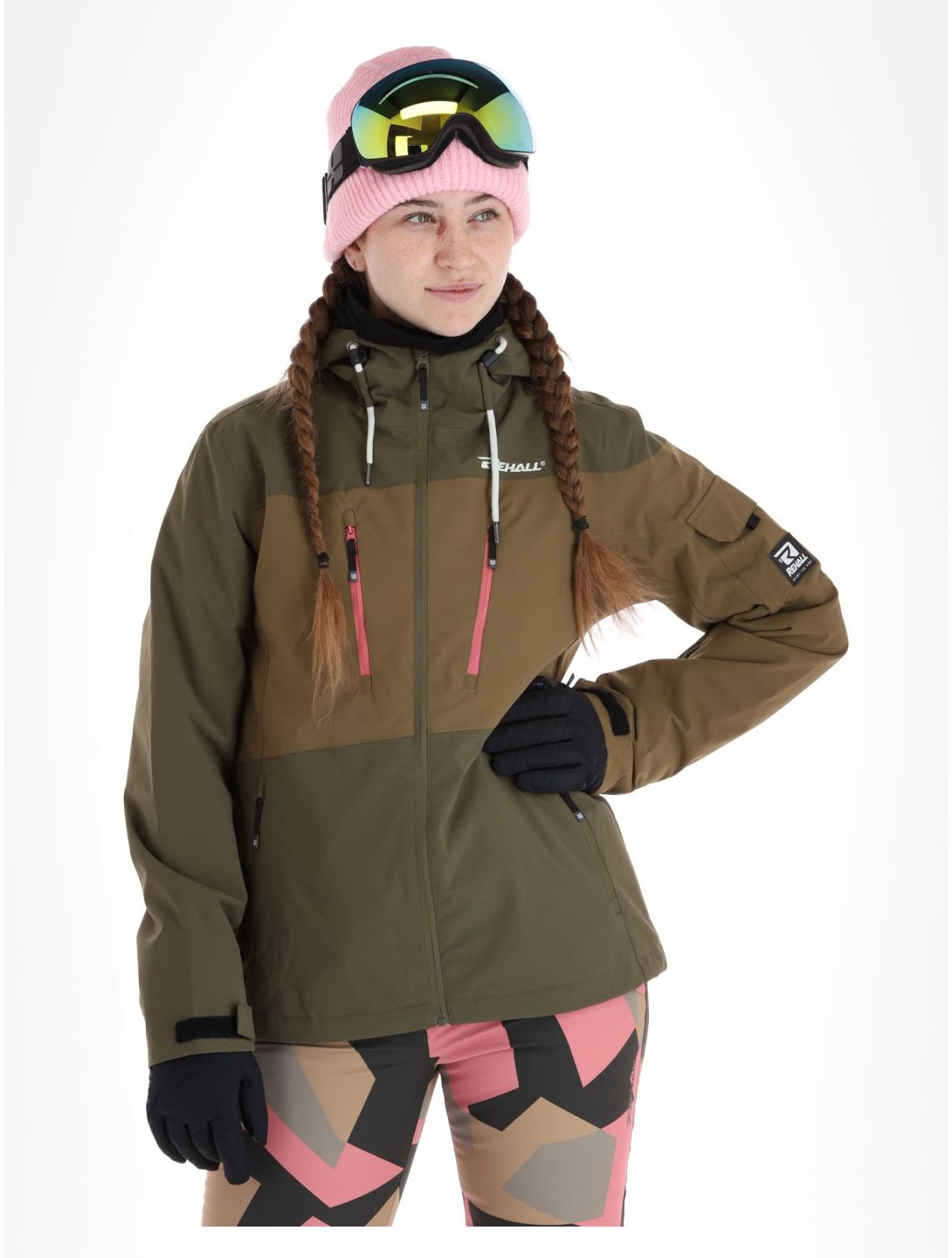 Rehall, Caro-R veste de ski femmes Olive vert 