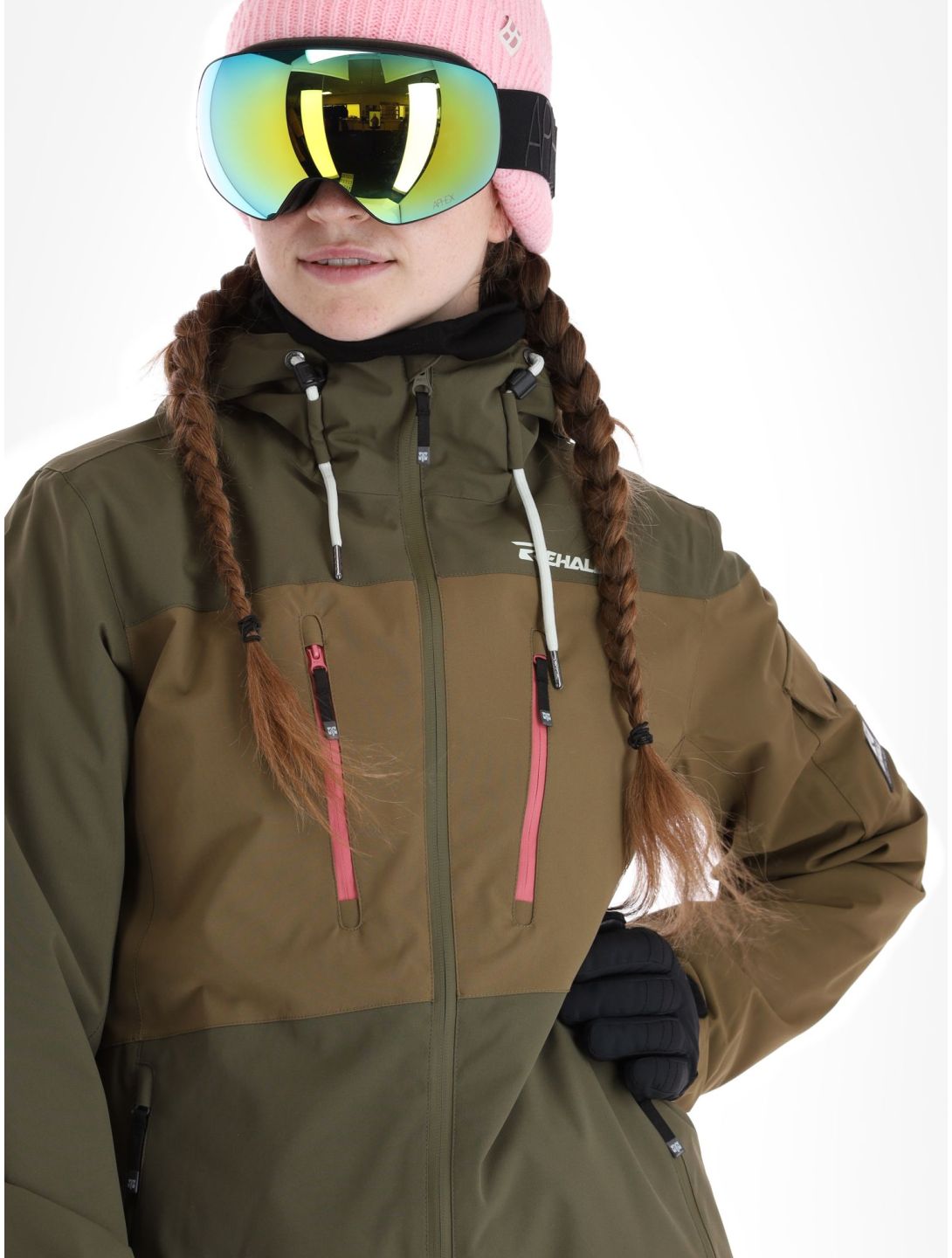 Rehall, Caro-R veste de ski femmes Olive vert 