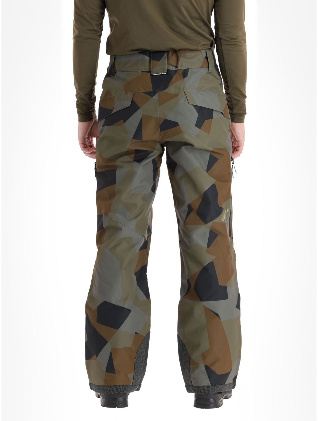 Rehall, Catamount-R pantalon de ski hommes Camo Olive gris, noir, vert 