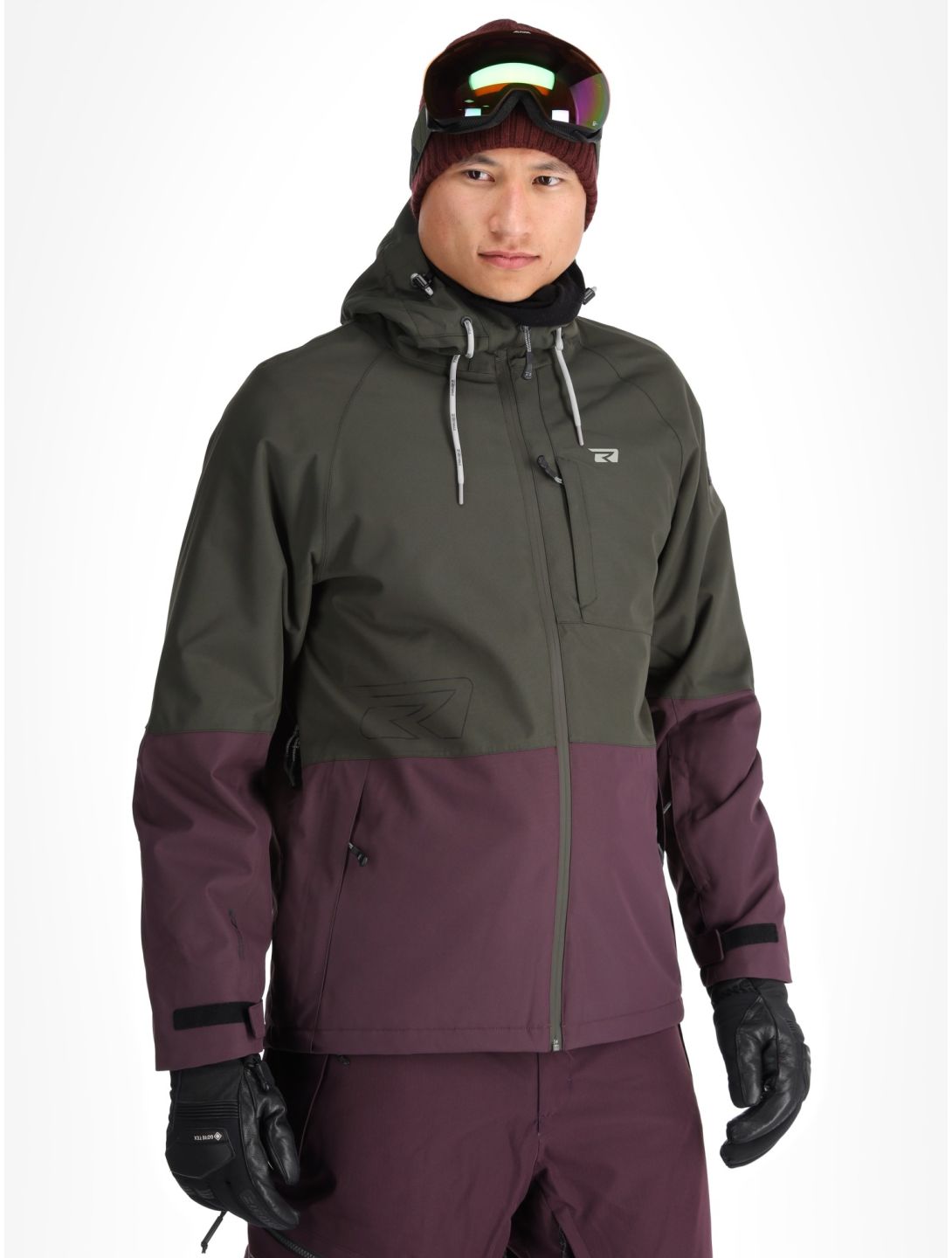 Rehall, Clive-R veste de ski hommes Graphite gris, violet 