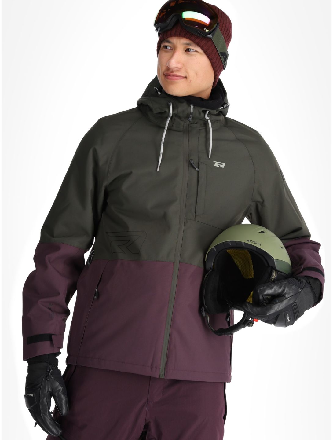 Rehall, Clive-R veste de ski hommes Graphite gris, violet 