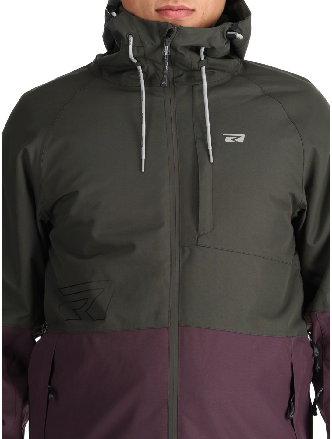 Rehall, Clive-R veste de ski hommes Graphite gris, violet 