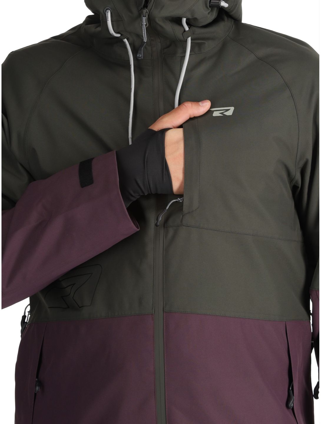 Rehall, Clive-R veste de ski hommes Graphite gris, violet 