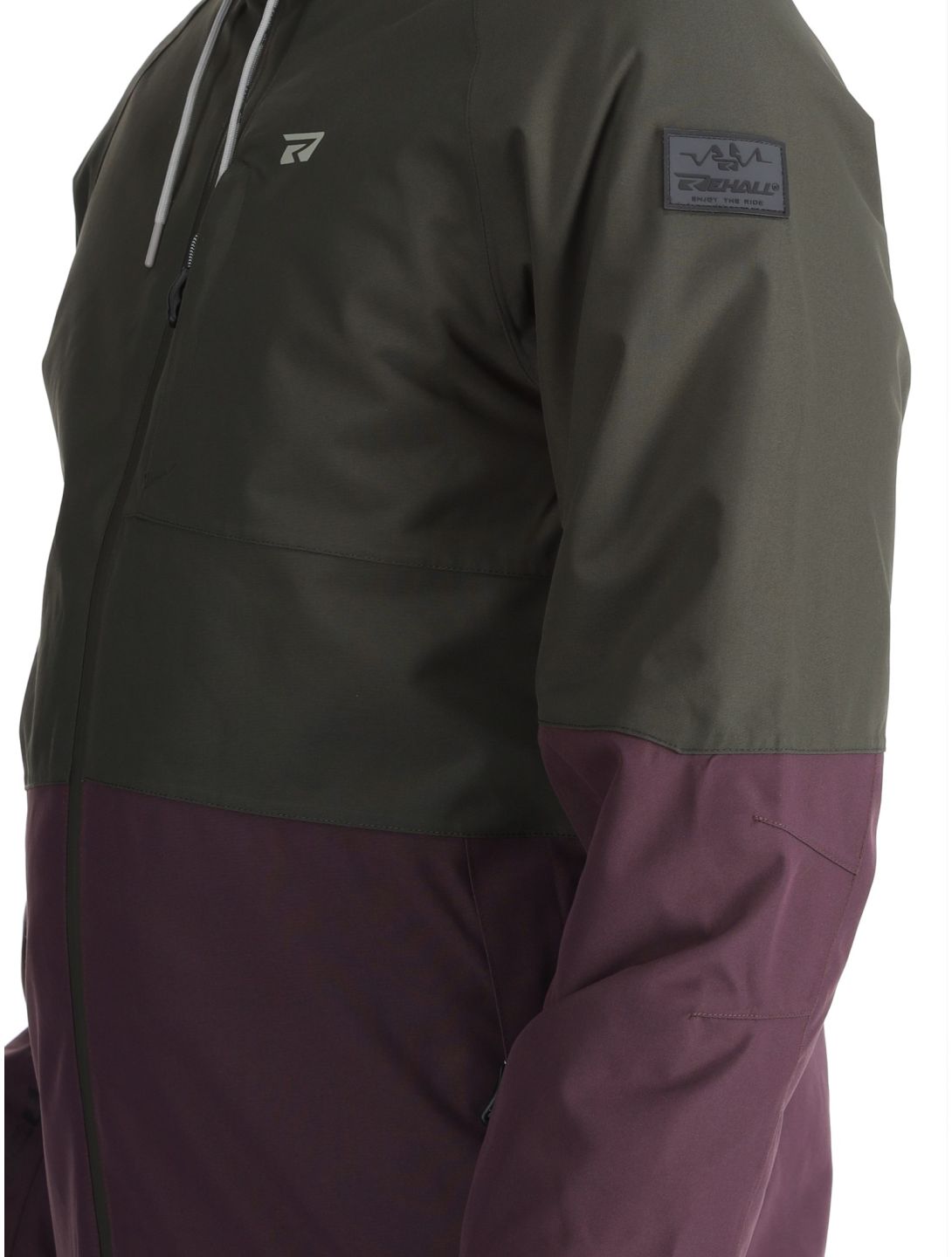 Rehall, Clive-R veste de ski hommes Graphite gris, violet 