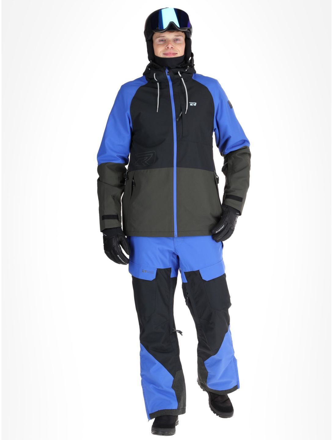 Rehall, Clive-R veste de ski hommes Reflex Blue bleu, noir 