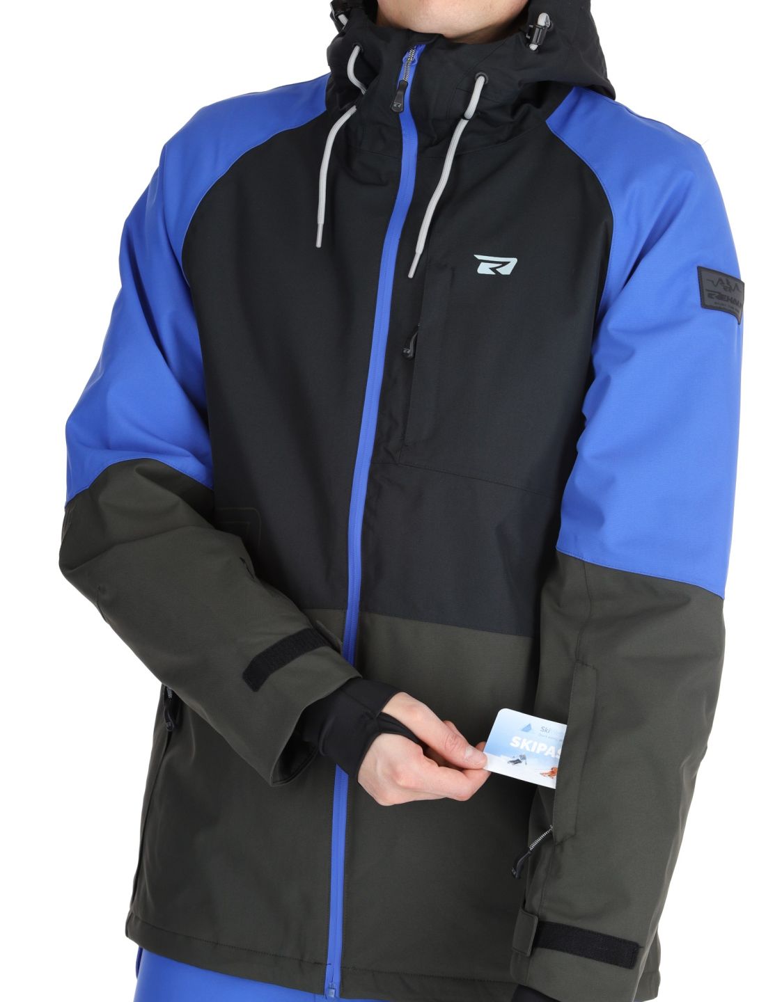 Rehall, Clive-R veste de ski hommes Reflex Blue bleu, noir 