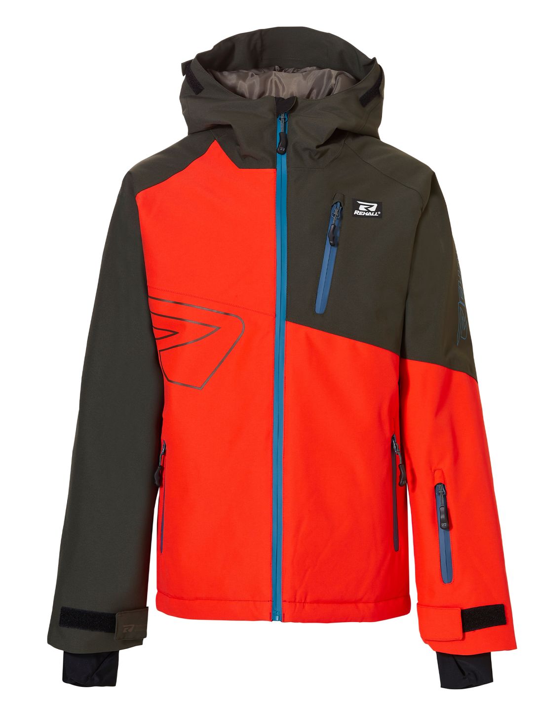 Rehall, Cravin-R veste de ski enfants Flame Red gris, rouge 