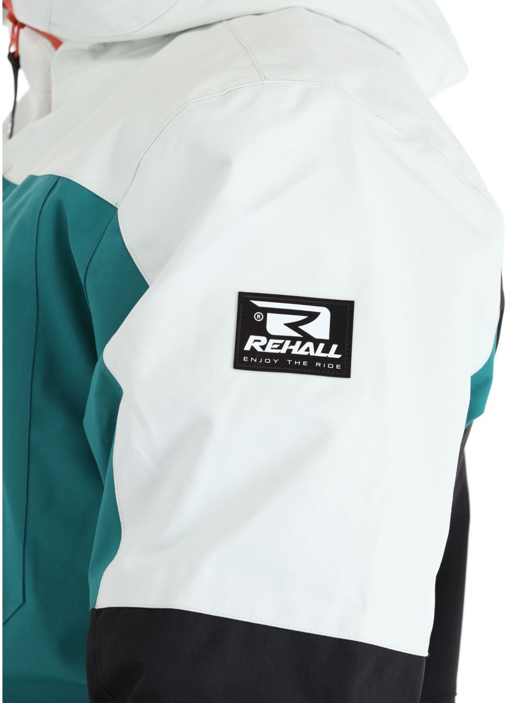 Rehall, Cropp-R veste de ski hommes Teal green blanc, bleu, noir 