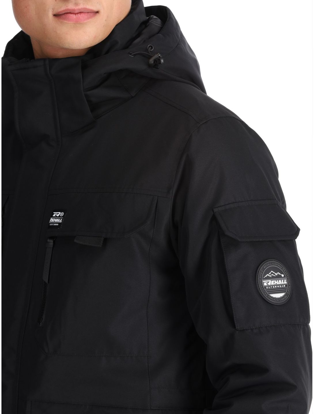 Rehall, Dean-R veste de ski hommes Black noir 