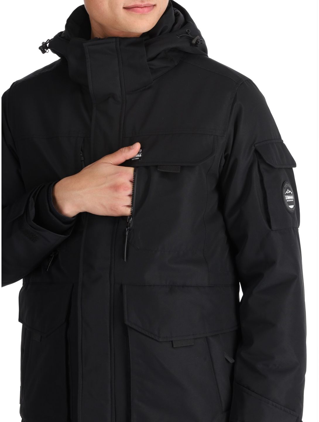 Rehall, Dean-R veste de ski hommes Black noir 