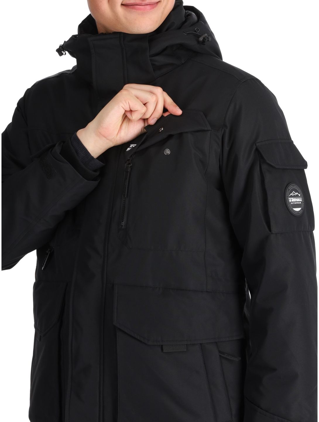 Rehall, Dean-R veste de ski hommes Black noir 