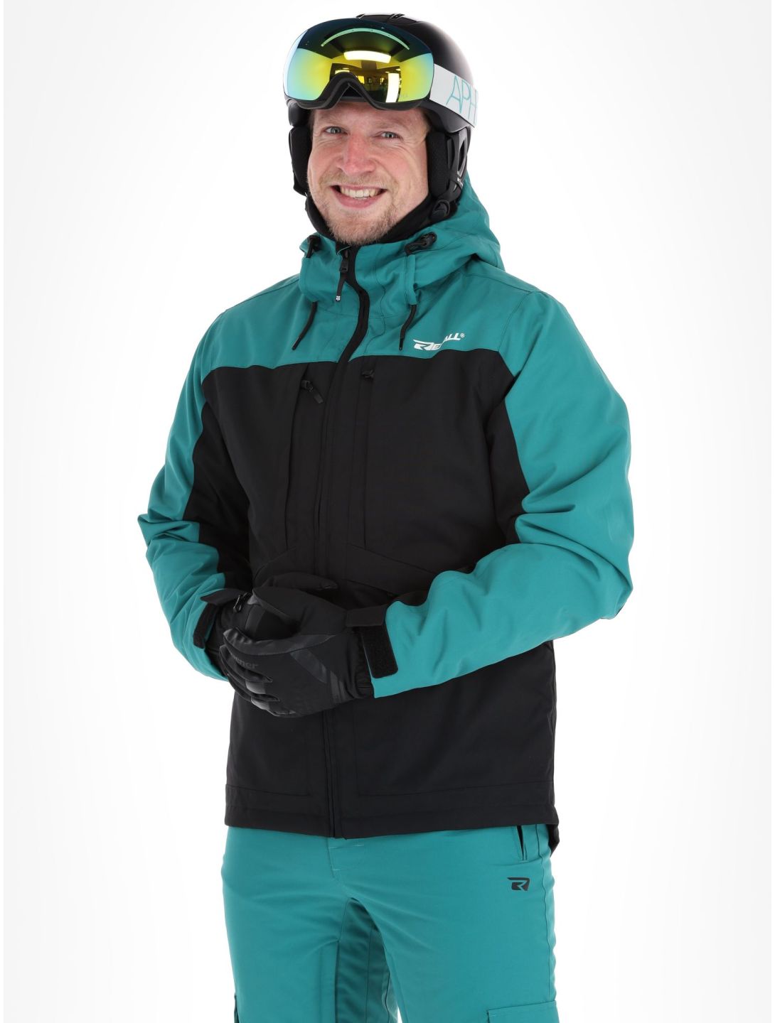 Rehall, Denver-R veste de ski hommes Teal green bleu, noir 