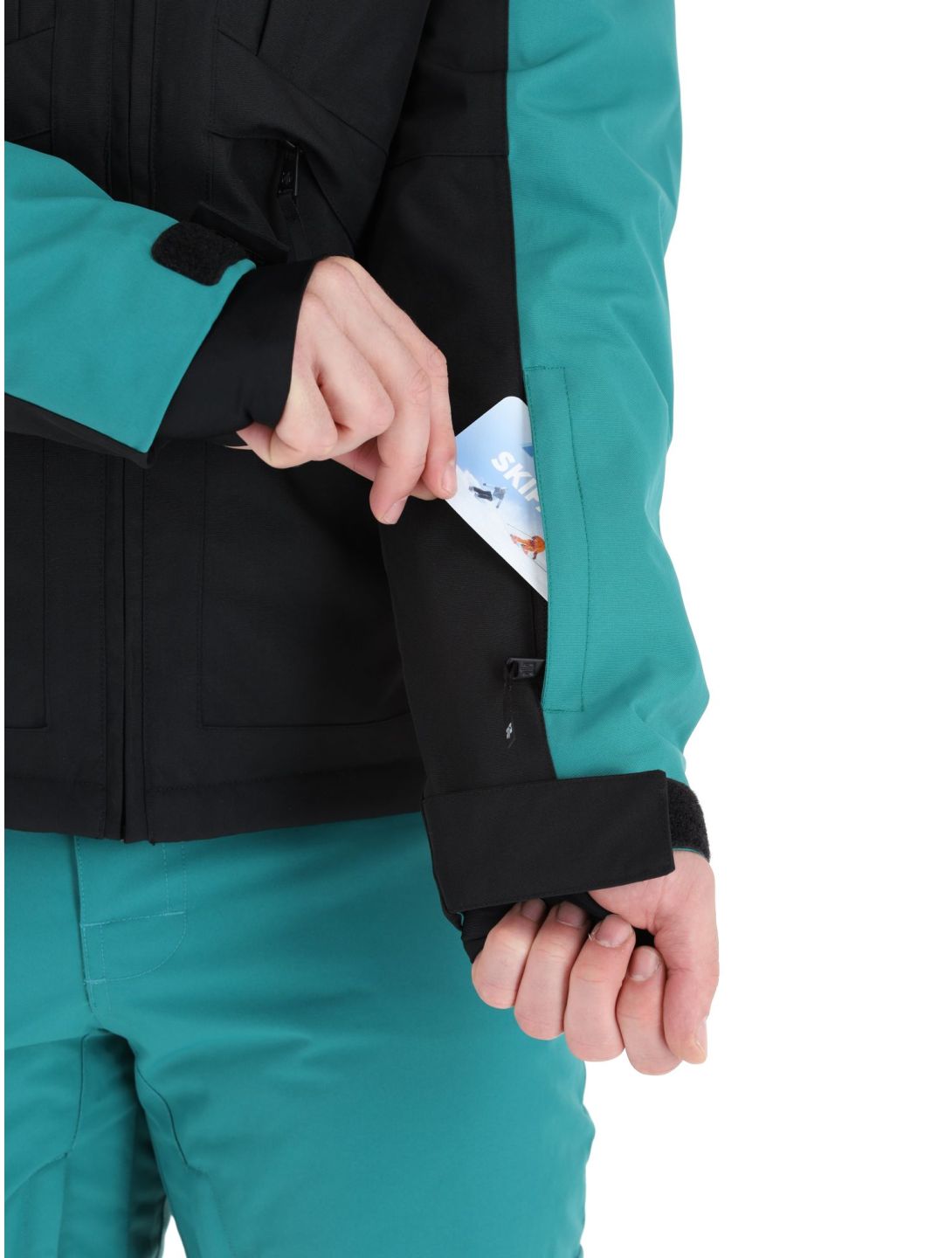 Rehall, Denver-R veste de ski hommes Teal green bleu, noir 