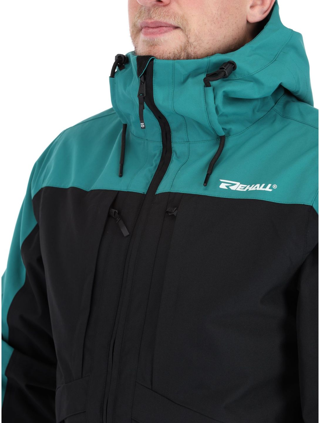 Rehall, Denver-R veste de ski hommes Teal green bleu, noir 