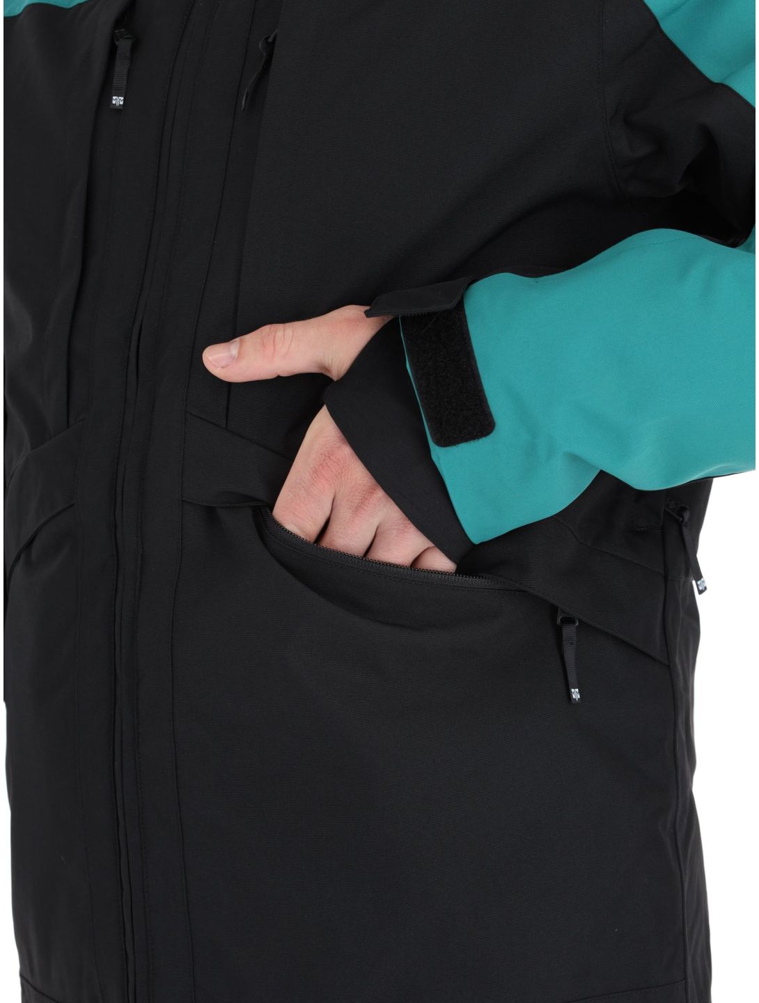 Rehall, Denver-R veste de ski hommes Teal green bleu, noir 